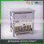 Small Solid Wood Bedside Nightstand Wicker Drawer Cabinet