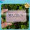 High quality Hollow out metal card with etched printing