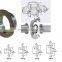 Sanitary stainless steel KF Vacuum Flange