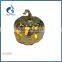 golden ceramic halloween pumpkin tealight holder