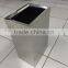 Simple Shape Stainless Bulk Wall Mount Triangle Trash Cans
