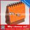 Customized practical creative design desk table calendars leather/leather desk calendar design