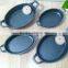 mini cast iron fry pan set, cast iron fish pan, cast iron dishware, cast iron griddle pan