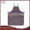 heavy duty canvas barber apron with leather trim for wholesale