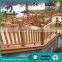Baluster hollow WPC fencing, WPC fence panel with high quality accessories