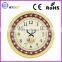 Dial 38cm 12 Inch Customized Wall Clocks / Fllower Patten Clock