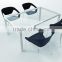 Plastic Furniture Fancy Living Room Chair Plastic Chair with Metal Legs