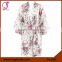FUNG 3008 New Women Floral Silk Satin Robes
