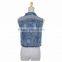 Custom Design Women Sleeveless Denim Jacket
