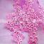 2015 fushia french lace with sequins for lady cotton french net lace