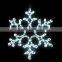 White and Blue Snowflake 120L LED Rope Light