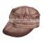 Heavy washed new herringbone black and brown army cap