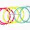 Lovely candy colors bow tie elastic ponytail holder hair tie