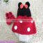 2016 Christmas sets factory supply hand crochet knit newborn baby clothes knit set