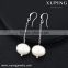 63830 Unique Ladies White Color Fashion pearl earring pendant Jewelry Set