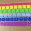 New Arrived China rainbow silicone keyboard cover