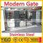 Stainless steel main gate design