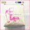 PU white simple fashionable promotional cosmetic bag