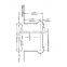 Hydraulic Shower Interior Bulk Door Invisible Hinge Hinges