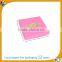 pink cardboard custom necklace packaging box