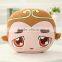 Wholesale Different Shapes Decorative Stuffed Monkey Doughnut Plush Pillow