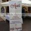 cheap customized print retractable banner display