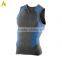 Custom New design mens performance fit tri singlet running singlets