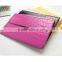 High impact resistance stand up pu leather laptop case for macbook air