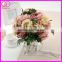 wedding bridal tea rose mixed ranunculus artificial flower bouquet