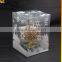 customized clear metal pvc plastic lid tea tin box