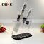 high-end high transparent factory price acrylic knife display