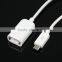 Factory sale attractive micro style usb otg cable