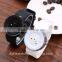 Korean black and white silicon pair watches present for the lover cheap price with good quality
