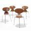 Modern Arne Jacobsen ant chair stackable plywood dining chair