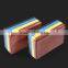 High Quality 4 Colors Yoga Block Practice Fitness Gym Sport Tool Yoga Block Brick Foaming Foam Home Exercise