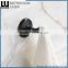 Simple European Style Double Posts Zinc Alloy ORB Finishing Bathroom Sanitary Items Wall Mounted Robe Holder