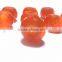 AAA Quality Chinese Orange Cats Eye Faceted Handmade Big Hole Round Ball Beads