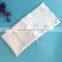white color drawstring bag leather with custom logo