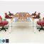 Factory price luxurious panel office workstation for 6 person