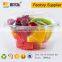 Disposable plastic PET fruit salad packaging container