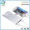 Ultra slim flashlight universal smart dual USB power bank large capacity 13200mah power bank