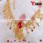 EVKOODance Accessories Indian Jewelry Accessories Beautiful Oriental Dance Accessories Necklace Belly Accessory Gold color