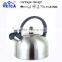 Hot as seen on tv 2.5L color coating stainless steel tea kettle/teapots/water whistling kettle with induction