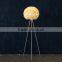 CE UL floor lighting modern feather shade floor lamp