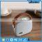 French style leather dual NFC connection aluminum bluetooth speaker