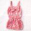 High quality wholesale boutique baby clothes cotton romper summer jumpsuit new baby name girl