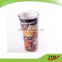hot-sale plastic drinking cup with lid for ice water