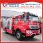 SINOTRUK HOWO 8000liter water tank fire truck for sale