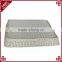 Wholesale plastic rattanwoven picnic basket for fruit and bread display