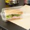 Durable Packaging Deep Clear Hinged Plastic Container, BOPS Clamshell Food Take Away Box for Cake, Hotdog